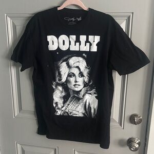 Dolly Parton Black Graphic T-Shirt